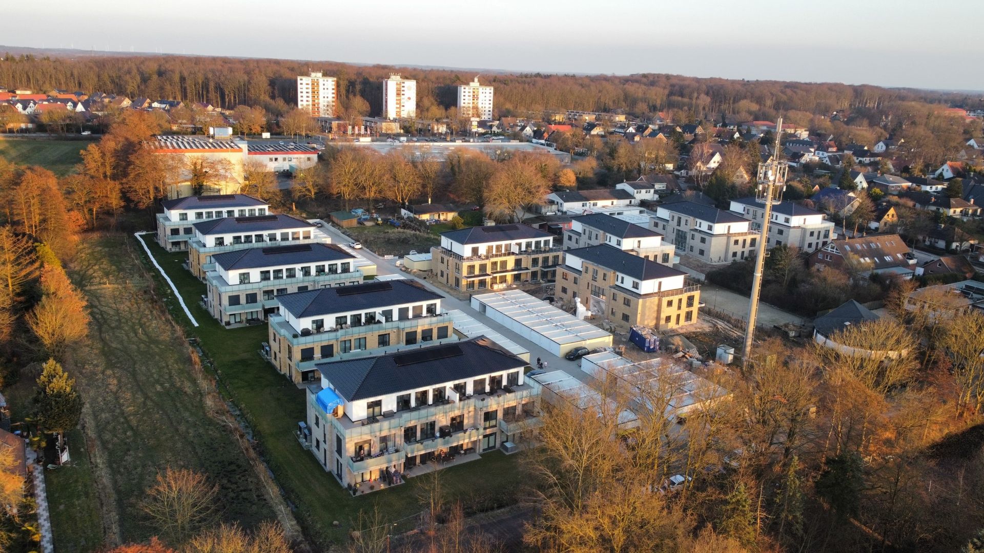 Wohnquartier der Kastrati GmbH in Langen, Geestland